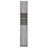    Armadietto Bagno Grigio Sonoma 32x25,5x190 cm Legno ingegnerizzato