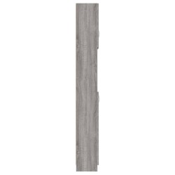    Armadietto Bagno Grigio Sonoma 32x25,5x190 cm Legno ingegnerizzato