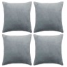    Fodere per Cuscini 4 pz in Tessuto 40x40 cm Grigio