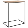 vidaXL Tavolino da Salotto Nero 55x35x66 cm in Legno ingegnerizzato