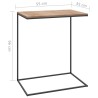 vidaXL Tavolino da Salotto Nero 55x35x66 cm in Legno ingegnerizzato