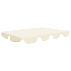    Baldacchino per Dondolo da Giardino Crema 150/130x70/105 cm