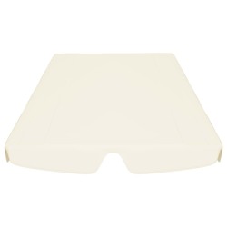    Baldacchino per Dondolo da Giardino Crema 150/130x70/105 cm