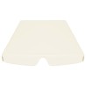    Baldacchino per Dondolo da Giardino Crema 150/130x70/105 cm