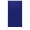 vidaXL Armadio Blu Marino 90x50x180 cm in Acciaio