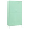 vidaXL Armadio Menta 90x50x180 cm in Acciaio