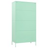 vidaXL Armadio Menta 90x50x180 cm in Acciaio