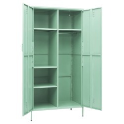 vidaXL Armadio Menta 90x50x180 cm in Acciaio