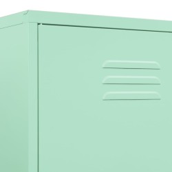 vidaXL Armadio Menta 90x50x180 cm in Acciaio