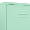 vidaXL Armadio Menta 90x50x180 cm in Acciaio