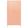 vidaXL Armadio Rosa 90x50x180 cm in Acciaio