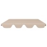    Baldacchino per Dondolo Giardino Beige 188/168x110/145 cm