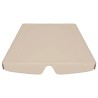    Baldacchino per Dondolo Giardino Beige 188/168x110/145 cm