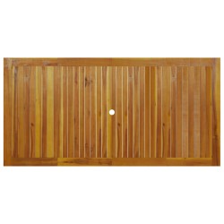    Tavolo da Giardino 200x100x74 cm in Legno Massello di Acacia