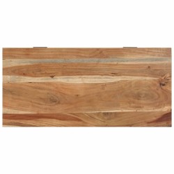 vidaXL Panca con Scarpiera 85x40x45 cm in Legno Massello di Acacia