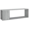    Mobile TV Grigio Sonoma 100x24x32 cm in Legno Ingegnerizzato