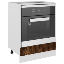    Mobile da Forno Rovere Fumo 60x46x81,5 cm in Legno Ingegnerizzato