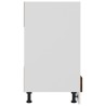    Mobile da Forno Rovere Fumo 60x46x81,5 cm in Legno Ingegnerizzato