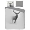 Pure Copripiumino GREY DEER 240x200/220 cm