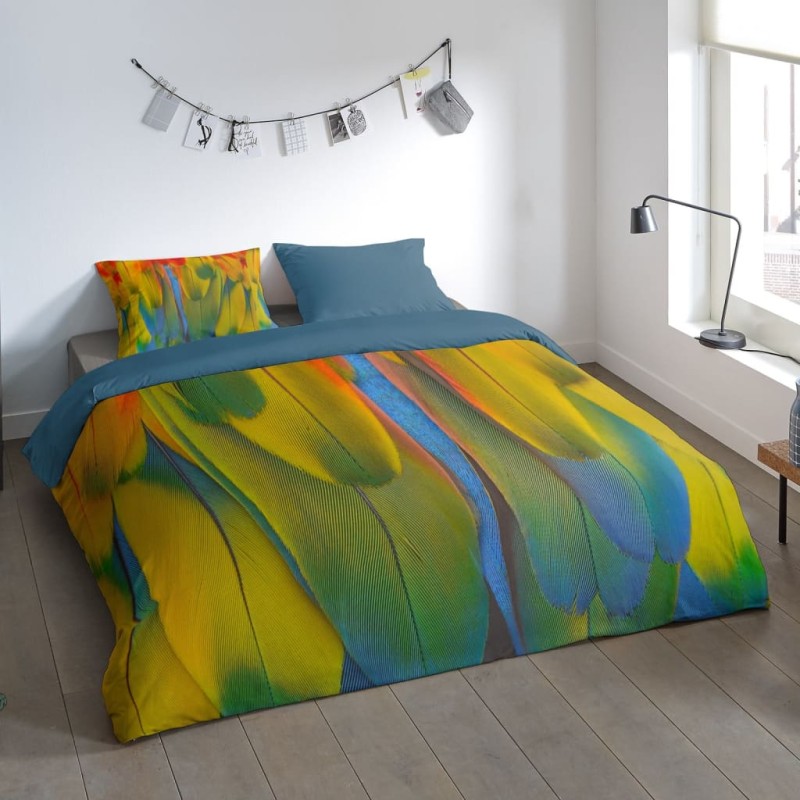 Pure Copripiumino RAINBOW FEATHERS 140x200/220 cm