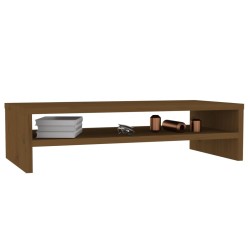 Supporto per Monitor Miele 50x24x13 cm Legno Massello di Pino