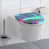 SCHÜTTE Tavoletta WC con Chiusura Ammortizzata NEON PAINT