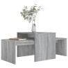    Set di Tavolini Grigio Sonoma 100x48x40 cm Legno ingegnerizzato