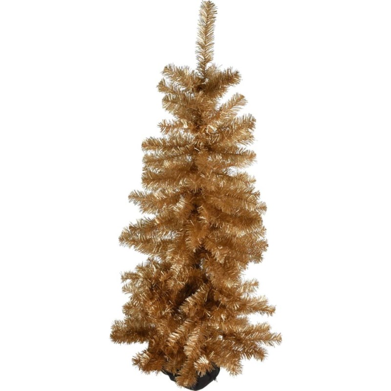 Ambiance Albero di Natale da Tavola Placcato Oro 120 cm