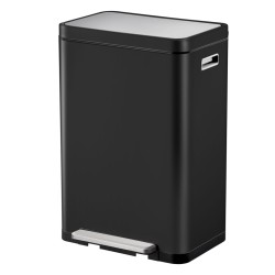 EKO Pattumiera a Pedale X-Cube 2x20 L Nera