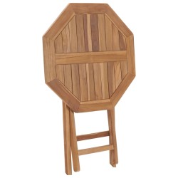    Tavolo da Giardino Pieghevole 60x60x75 cm in Massello di Teak