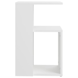 vidaXL Tavolino da Salotto Bianco 36x30x56 cm in Legno ingegnerizzato