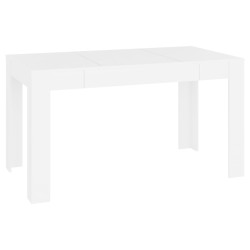 vidaXL Tavolo da Pranzo Bianco 140x74,5x76 cm in Legno ingegnerizzato