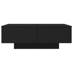 vidaXL Tavolino da Salotto Nero 90x60x31 cm in Truciolato