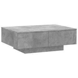 vidaXL Tavolino da Salotto Grigio 90x60x31 cm in Truciolato