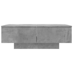 vidaXL Tavolino da Salotto Grigio 90x60x31 cm in Truciolato