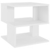 vidaXL Tavolino Bianco 40x40x40 cm in Legno ingegnerizzato