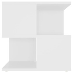 vidaXL Tavolino Bianco 40x40x40 cm in Legno ingegnerizzato