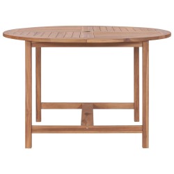    Tavolo da Pranzo da Giardino Ø110x75 cm Legno Massello di Teak