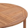    Tavolo da Pranzo da Giardino Ø110x75 cm Legno Massello di Teak