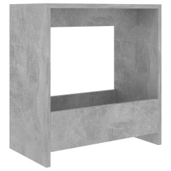 vidaXL Tavolino Grigio Cemento 50x26x50 cm in Truciolato