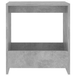 vidaXL Tavolino Grigio Cemento 50x26x50 cm in Truciolato