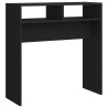 vidaXL Tavolino Consolle Nero 78x30x80 cm in Legno ingegnerizzato