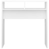 vidaXL Tavolo Consolle Bianco 78x30x80 cm in Truciolato