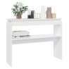 vidaXL Tavolo Consolle Bianco 102x30x80 cm in Truciolato