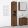    Armadietto Bagno Rovere Marrone 32x34x188,5cm Legno ingegnerizzato