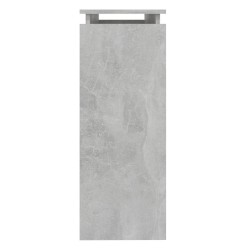 vidaXL Tavolo Consolle Grigio Cemento 102x30x80 cm in Truciolato