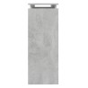 vidaXL Tavolo Consolle Grigio Cemento 102x30x80 cm in Truciolato