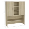 vidaXL Mobile per Lavatrice Rovere Sonoma 70,5x25,5x90 cm