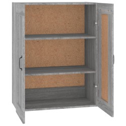    Armadietto Pensile a Parete Grigio Sonoma 69,5x32,5x90 cm