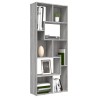    Libreria Grigio Sonoma 67x24x161 cm in Legno Ingegnerizzato